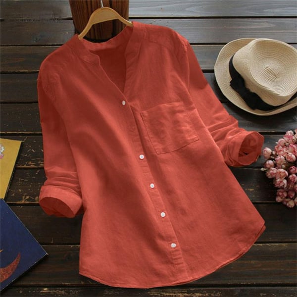 Avia™ - Casual Loose Cotton Linen Shirt