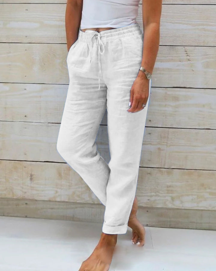 Miri™ - Cotton Elasticated Trousers