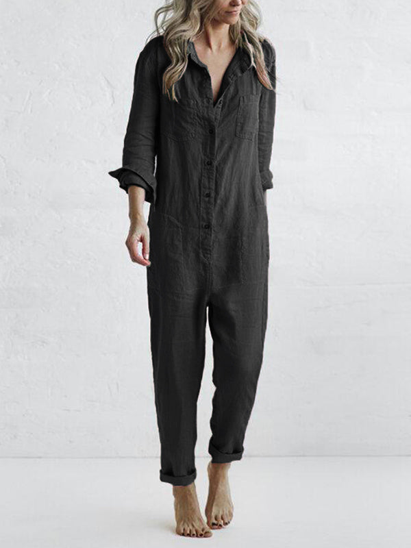 Sydneya™ - Long Sleeve Jumpsuit