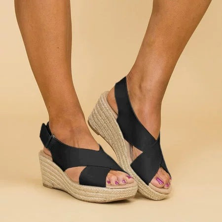 Odette™ - Cross-Strap Wedges