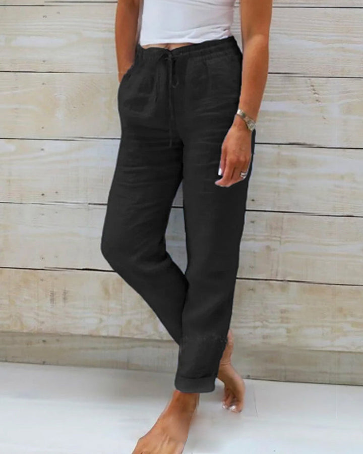 Miri™ - Cotton Elasticated Trousers