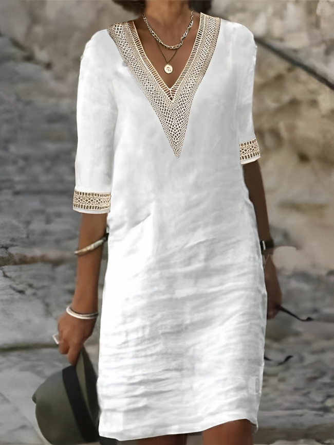 Juliana™ - Cotton Linen Dress