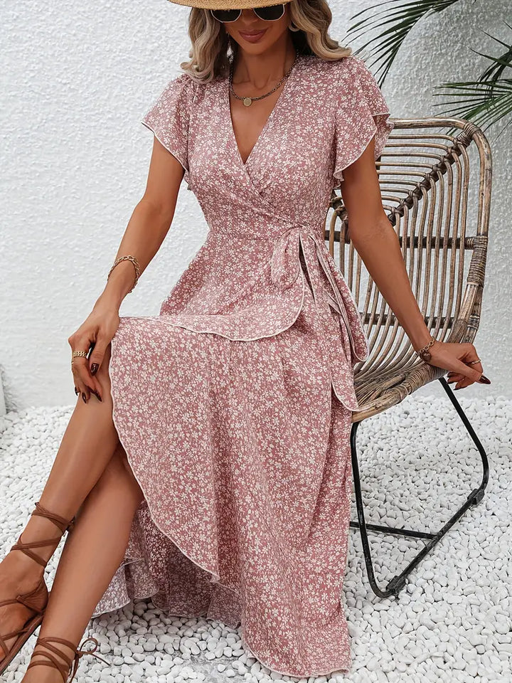 Sarinza™ - Floral Midi Dress