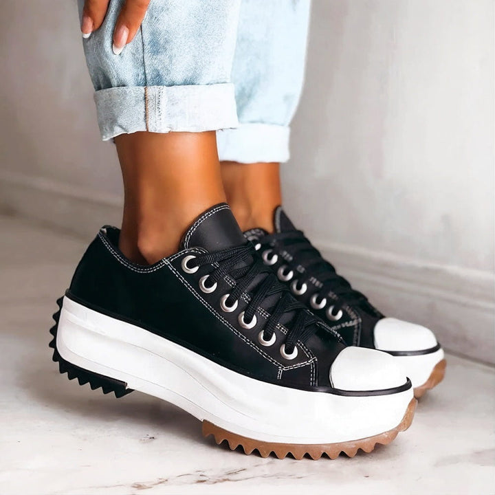 Marley™ - Leather platform sneakers