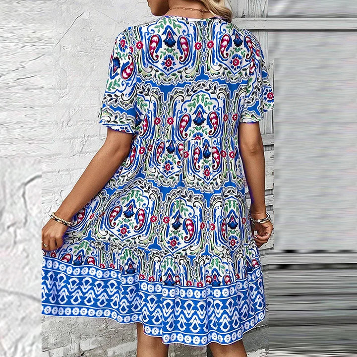 Ariadnea™ - Casual Print Dress