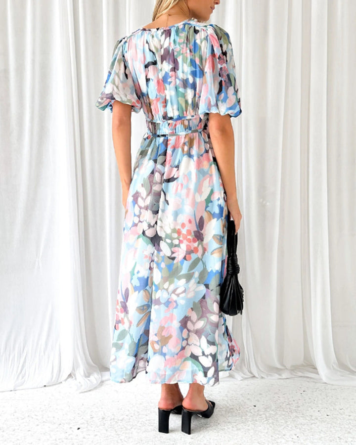 Scarlett™ - Stylish Floral Maxi Dress