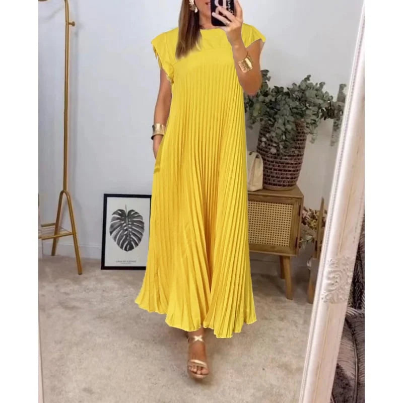 Ailani - Pleated Maxi Dress