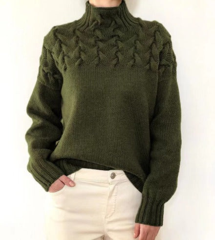 Inès | Elegant cable sweater