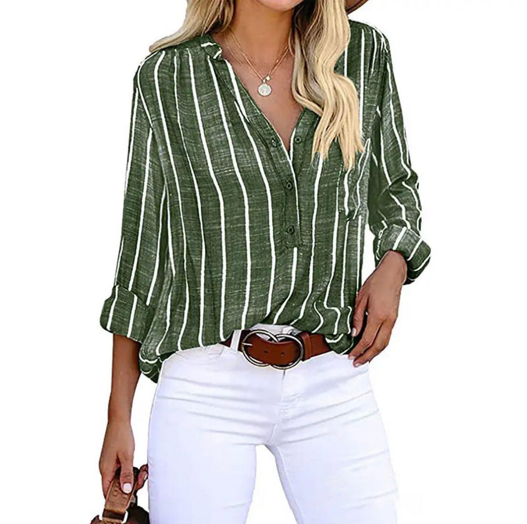 Selah™ - Striped Casual Blouse