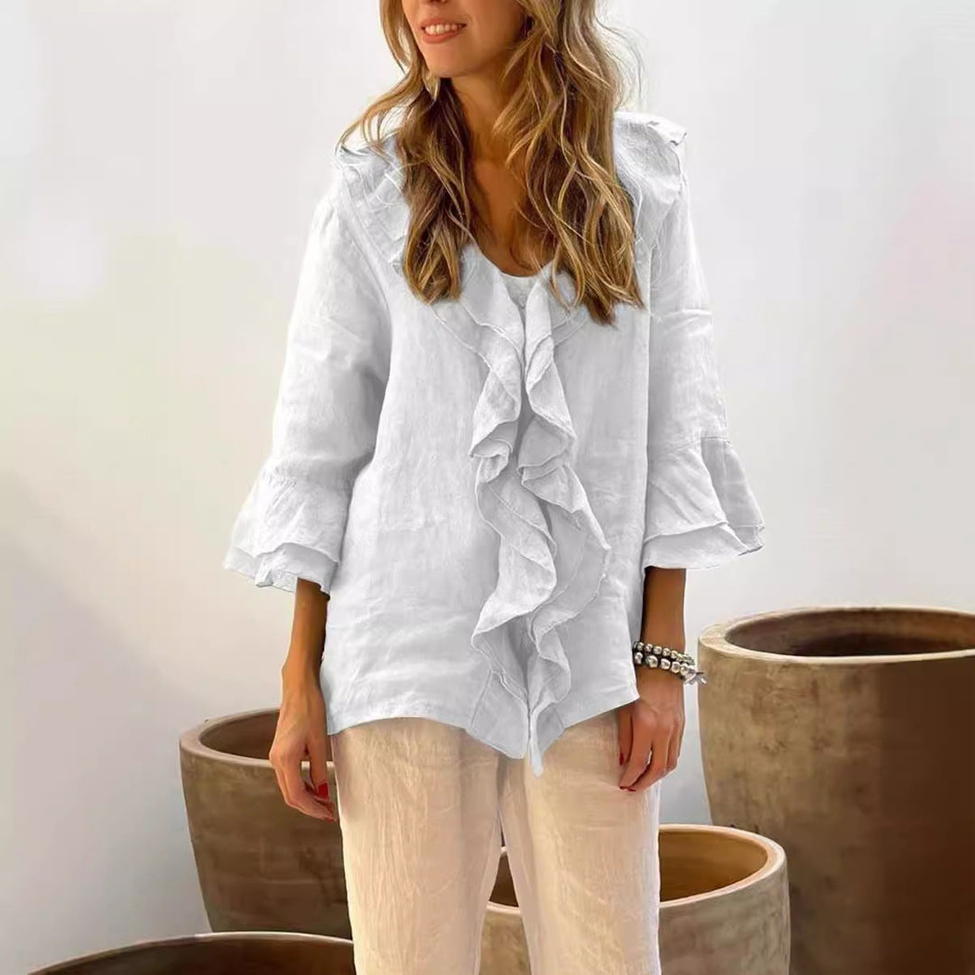 Adiline - Stylish Ruffled Blouse