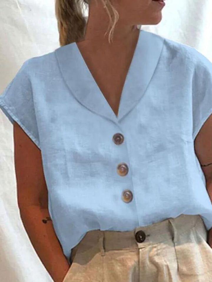 Leni™ - Fashionable Collar Blouse