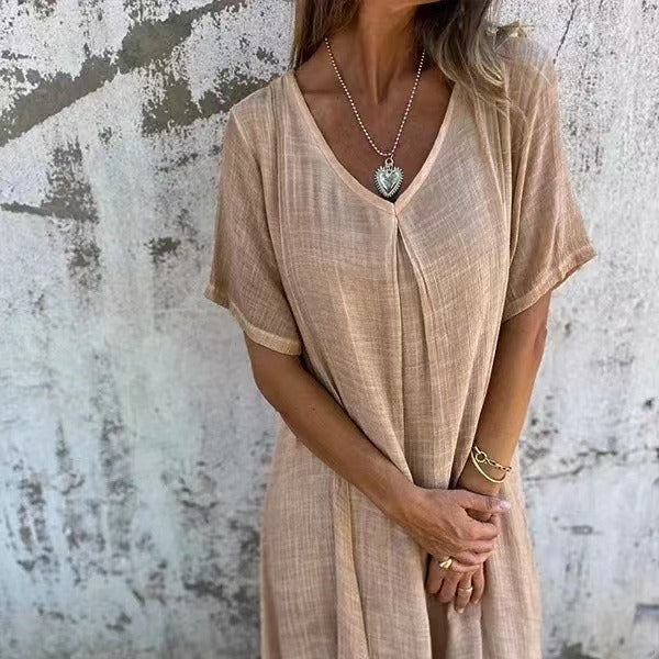 Käthe™ - Elegant Cotton Linen Dress