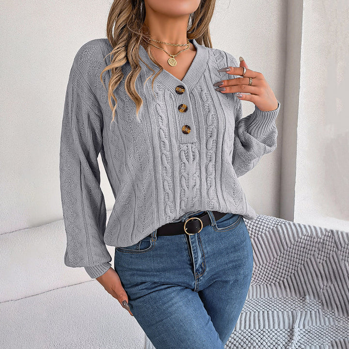 LOUISA | CASUAL CABLE-KNIT SWEATER