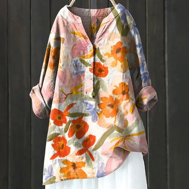 Jasmine™ - Women's  Floral Blouse