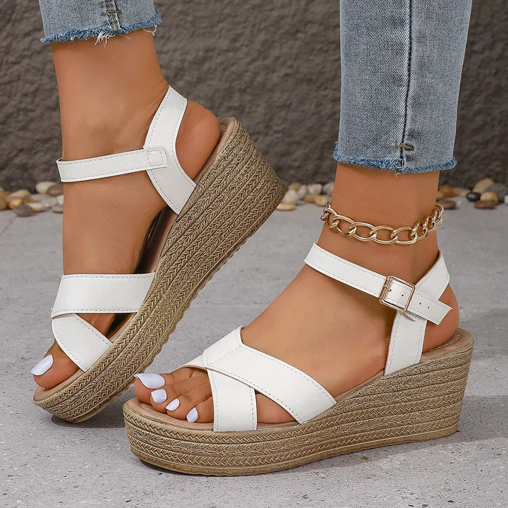 Sybelle™ - Elegant Wedge Sandals