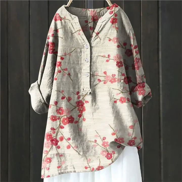 Jasmine™ - Women's  Floral Blouse