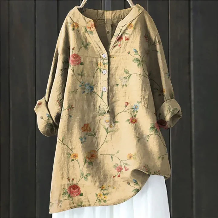 Jasmine™ - Women's  Floral Blouse