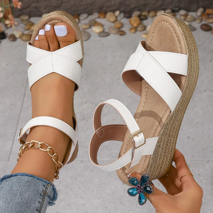 Sybelle™ - Elegant Wedge Sandals