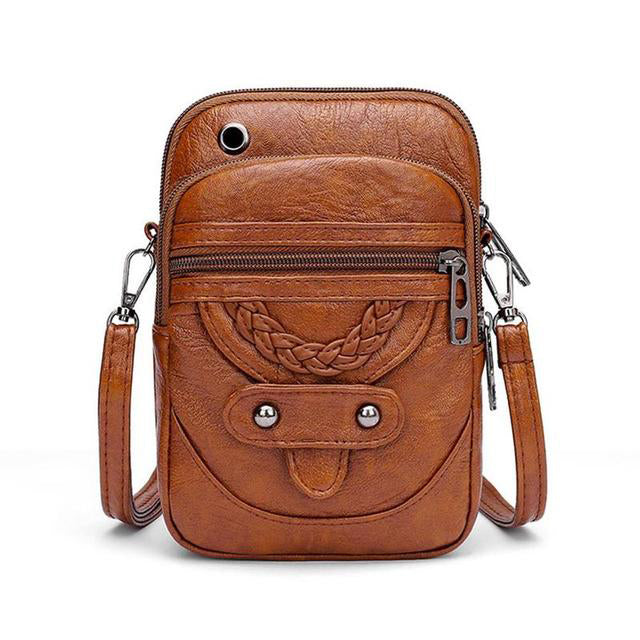 HENRIKKE - VINTAGE LEATHER CROSSBODY BAG