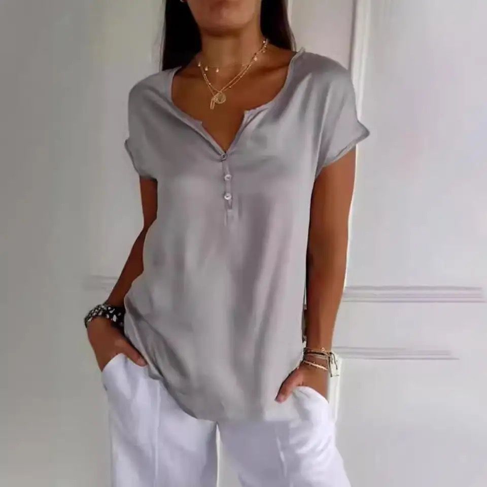 ALLISON - ELEGANT V-NECK TOP