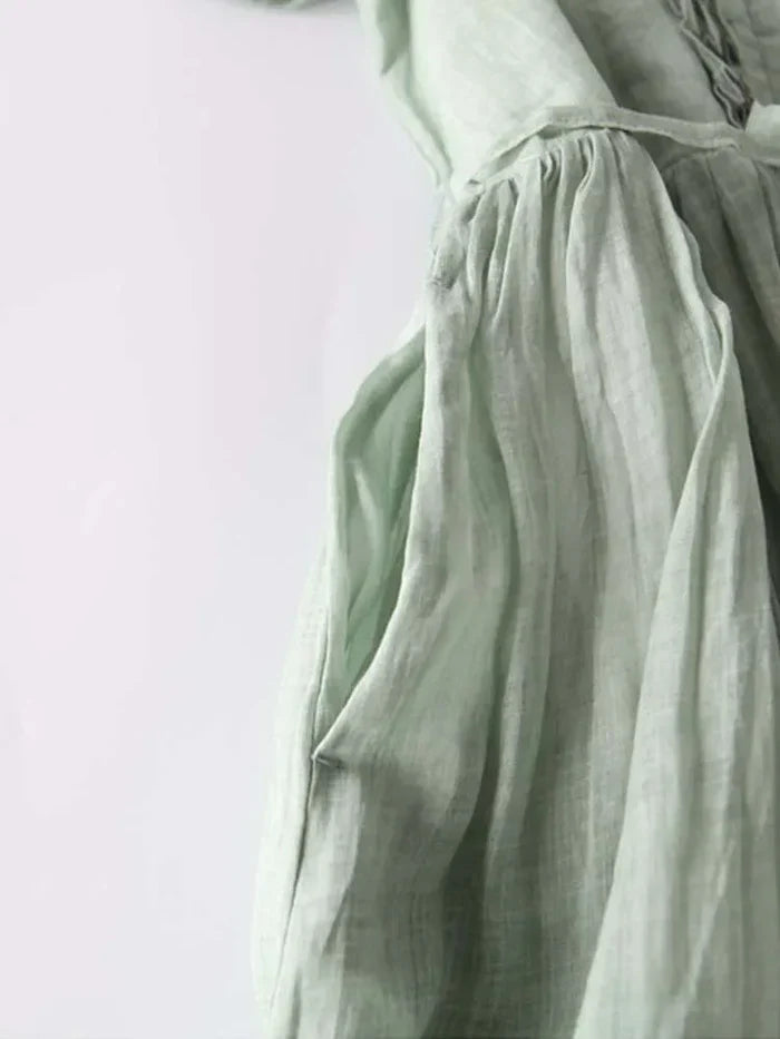 Eleanor™ - Elegant Linen Dress