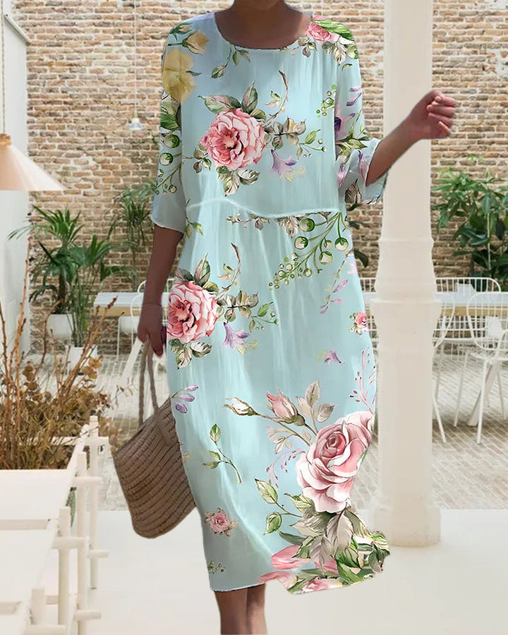 Irma™ - Elegant Floral Dress