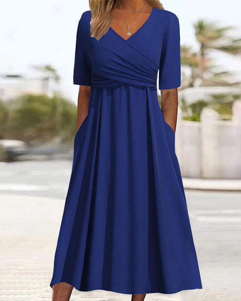 Petra™ - Elegant V-neck dress