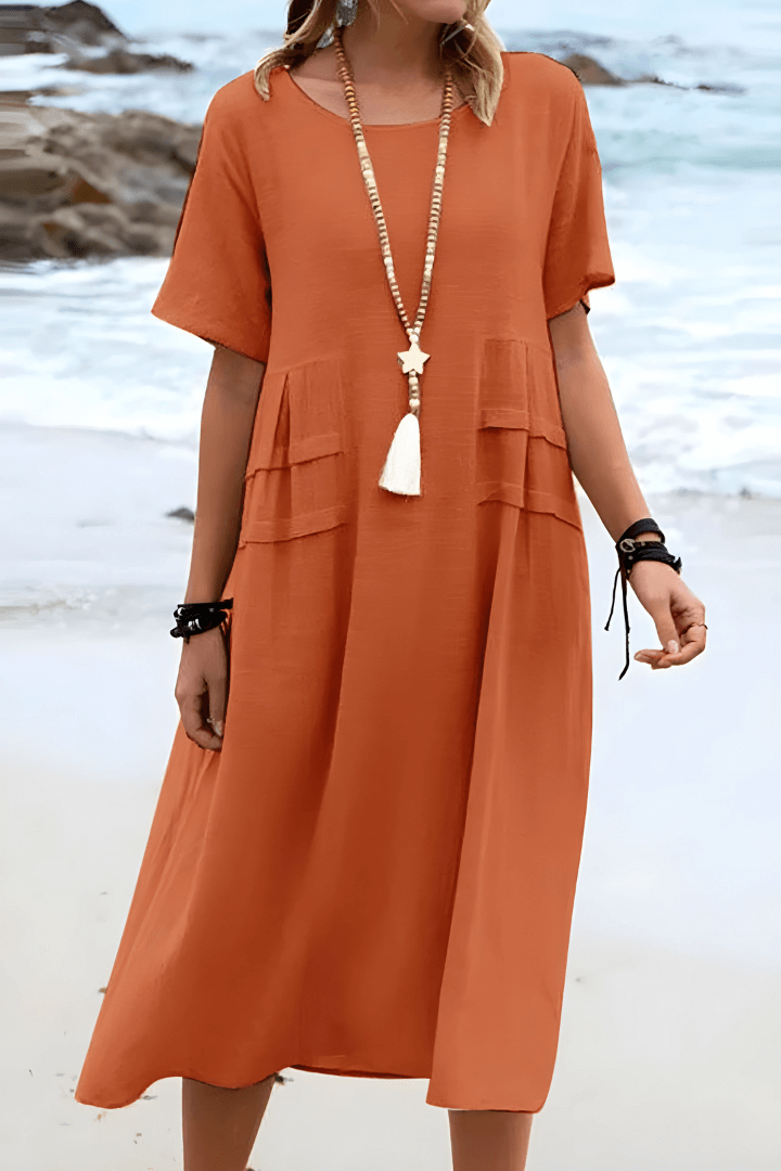 Aria™ - Summer Linen Dress