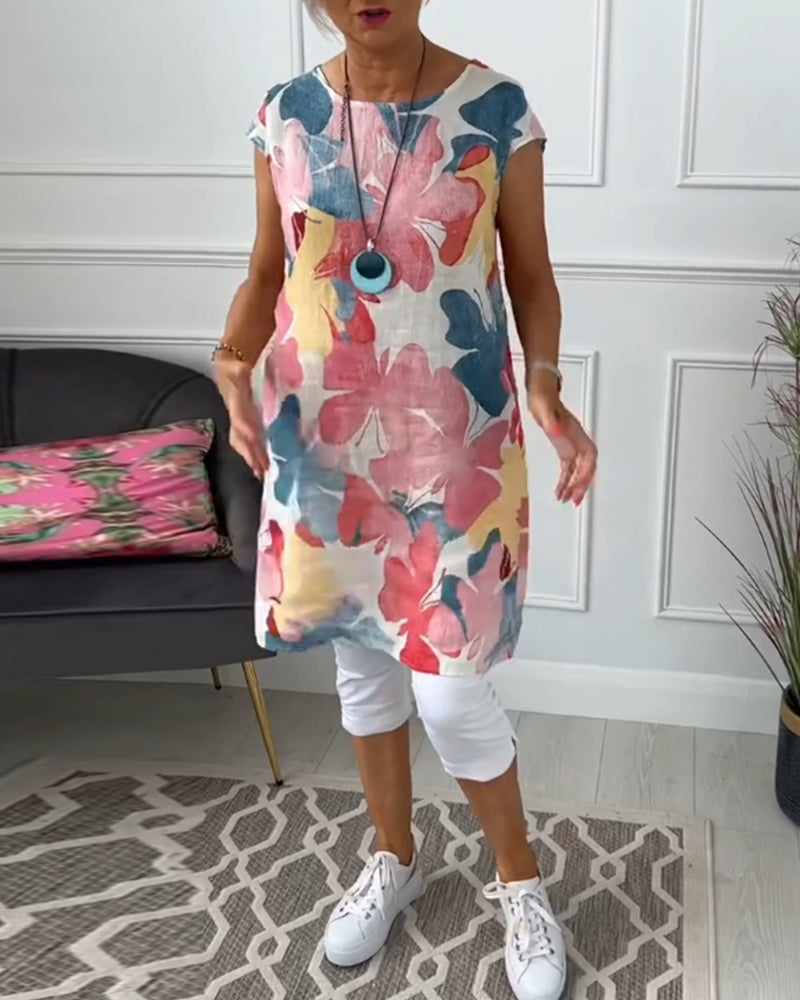 Nadine™ - Women's Casual Floral Dress