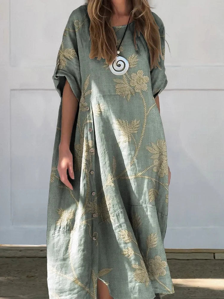 Veiral™ - Linen Cotton Dress