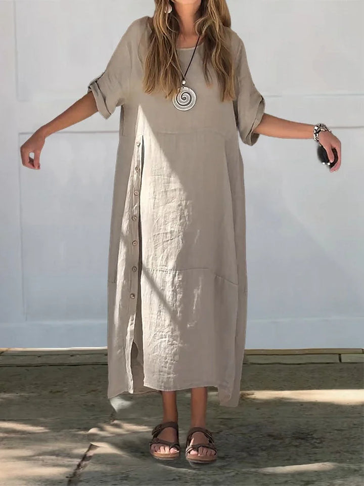 Veiral™ - Linen Cotton Dress