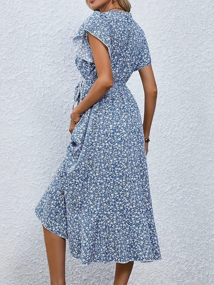 Sarinza™ - Floral Midi Dress