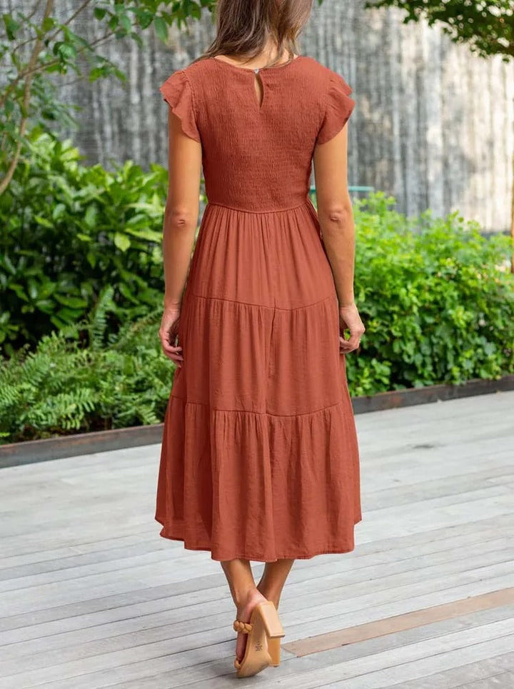 Zelina™ - Casual Summer Pleated Swing Dress