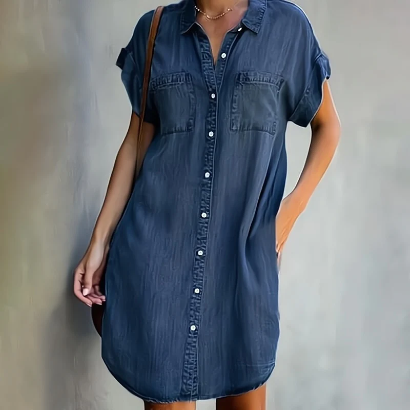 Teresa™ - Stylish Denim Dress