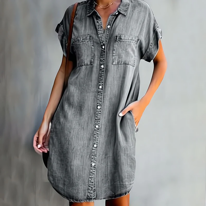 Teresa™ - Stylish Denim Dress