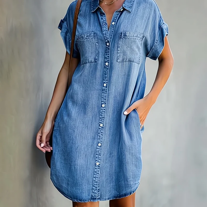 Teresa™ - Stylish Denim Dress