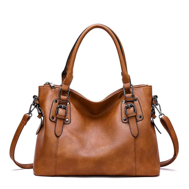 GUDRUN - ELEGANT LEATHER CROSSBODY BAG