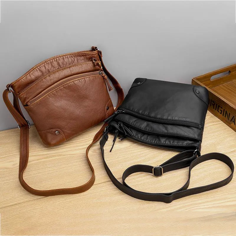 AGNETHE - LEATHER CROSSBODY BAG