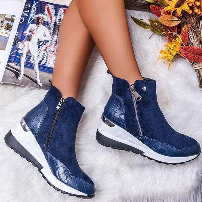 Emmas™ - Zip Sneaker Ankle Boots