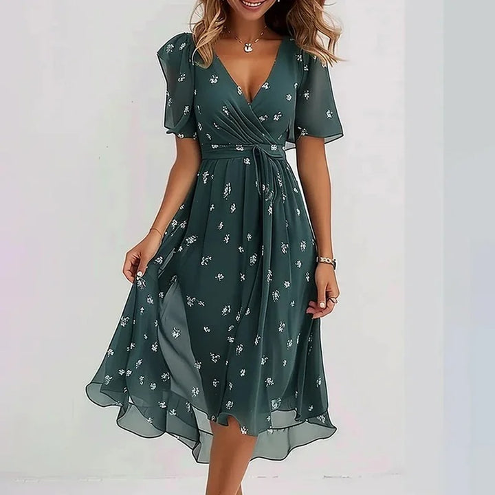 Aurora™ - Elegant Floral Dress