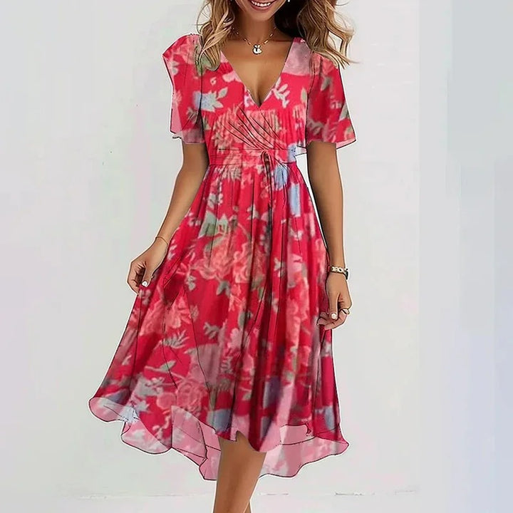 Aurora™ - Elegant Floral Dress