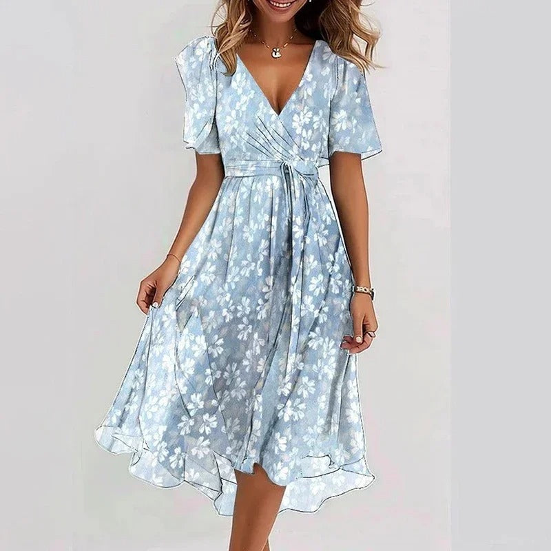 Aurora™ - Elegant Floral Dress