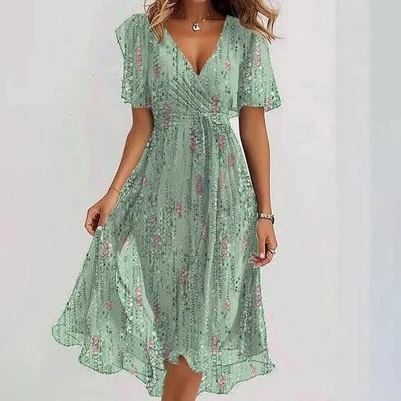 Aurora™ - Elegant Floral Dress