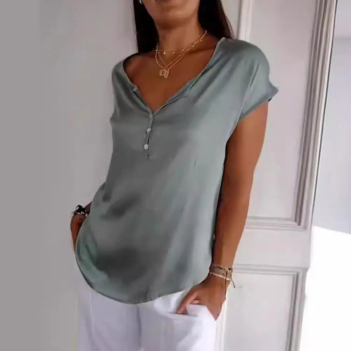 ALLISON - ELEGANT V-NECK TOP