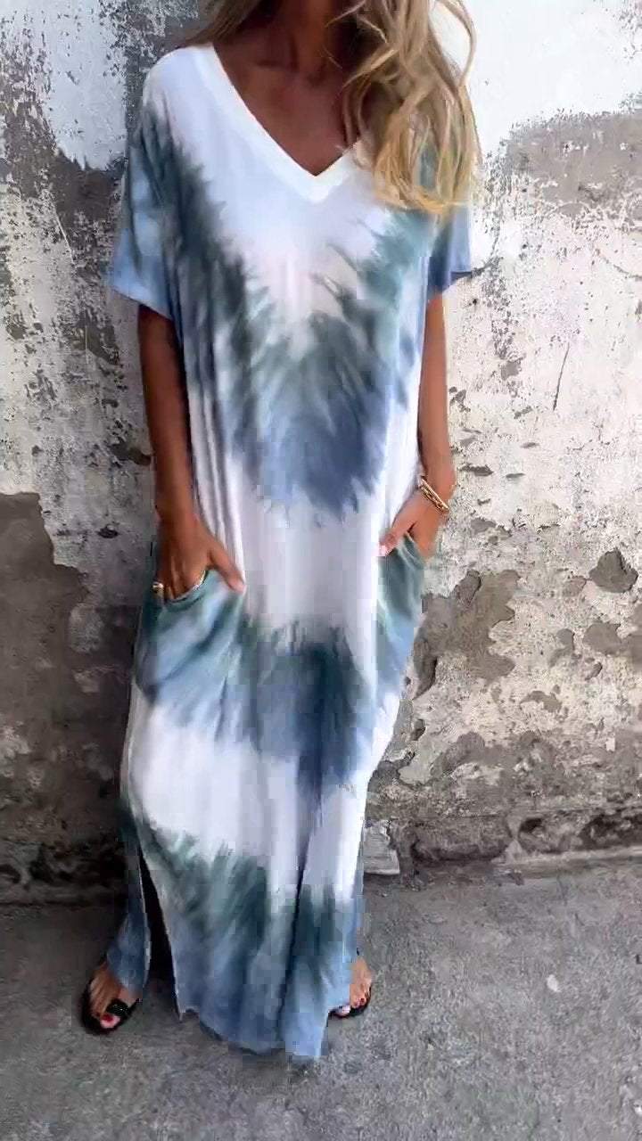 Tandyana™ - Comfortable Tie-dye Maxi Dress