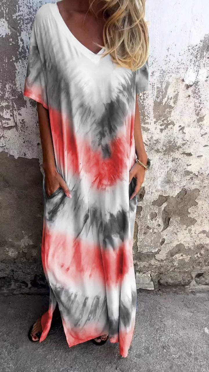 Tandyana™ - Comfortable Tie-dye Maxi Dress