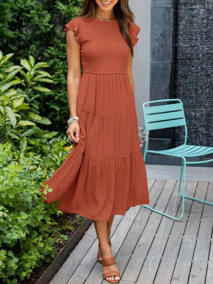 Zelina™ - Casual Summer Pleated Swing Dress