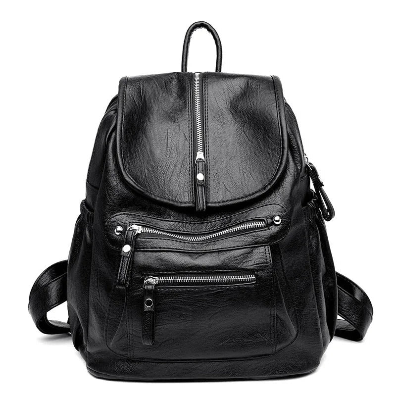 GALILEA | LIGHTWEIGHT LEATHER BACKPACK