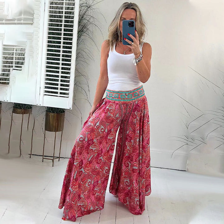 Lydia™ - Women Ethnic Print Skirt Trousers