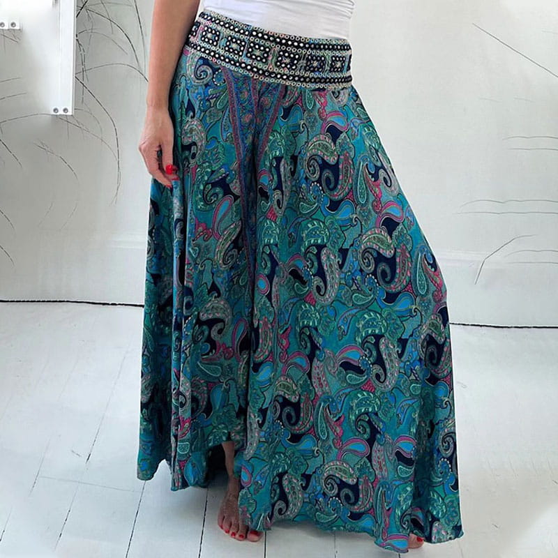 Lydia™ - Women Ethnic Print Skirt Trousers